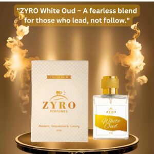 zyro white oud unisex long lasting perfume for men and women. perfect for office and special occasion